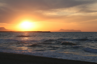 Sonnenuntergang am Meer